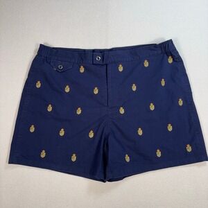 Polo Ralph Lauren Hybrid Shorts Men's 36x5 Navy Mesh Lined Crest Embroidery Swim